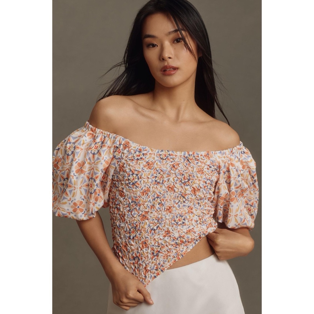 dolan • off the shoulder textured top